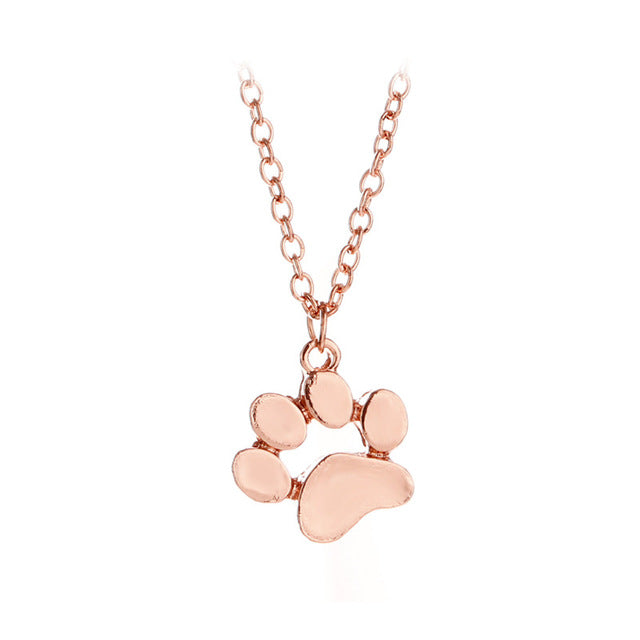 Cat Paw Print Necklace - Fashion Accessory for Women