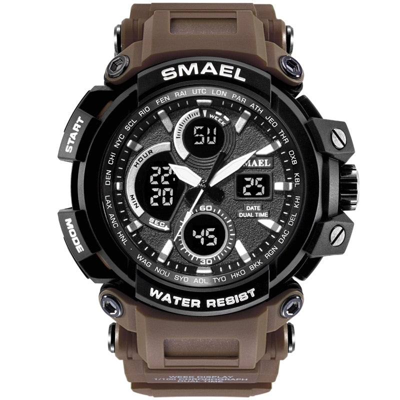 SMAEL Waterproof LED Digital Military Watch