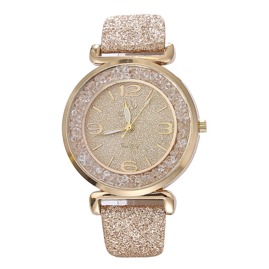 Luxury Crystal Rhinestone Stainless Steel Quartz Watch