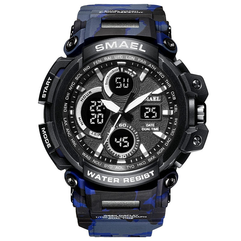 SMAEL Waterproof LED Digital Military Watch