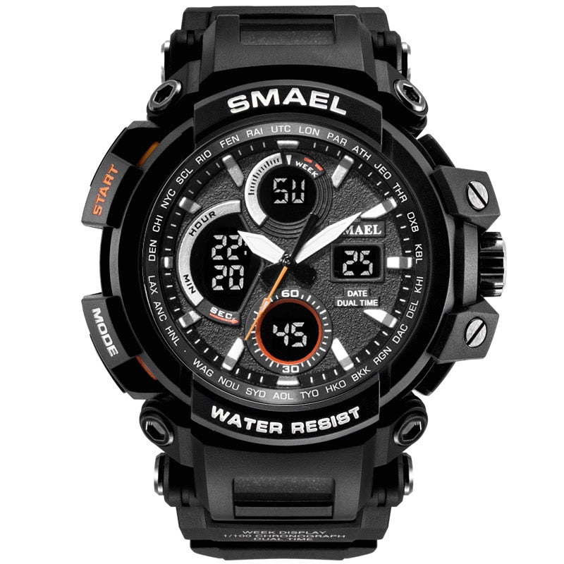 SMAEL Waterproof LED Digital Military Watch