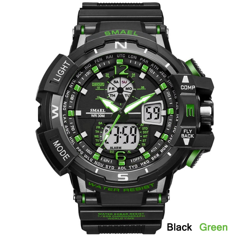 SMAEL Sport Digital Quartz Luxury Watch