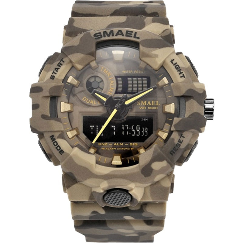 SMAEL Sport Military Digital Waterproof Men's Watch