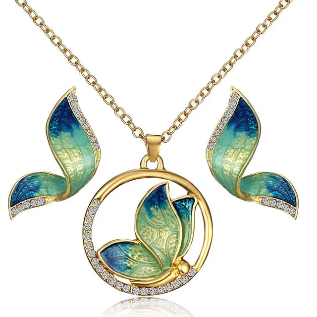 Butterfly Jewelry Set - Perfect for Any Occasion