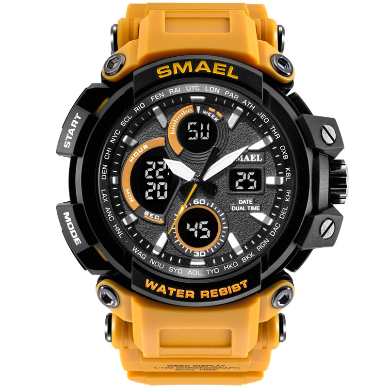 SMAEL Waterproof LED Digital Military Watch