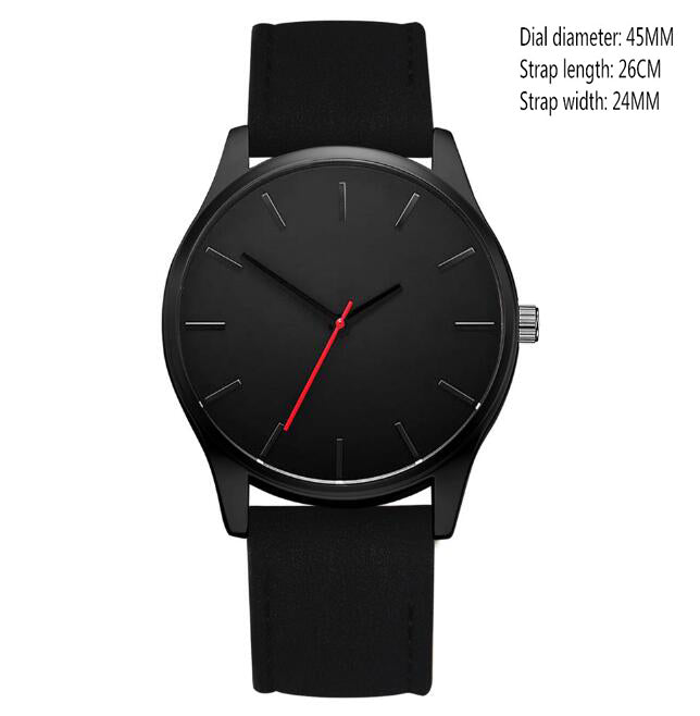 Men Watch Leather Sport Watch