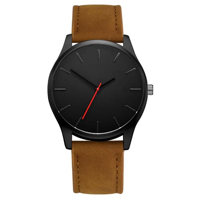 Men Watch Leather Sport Watch