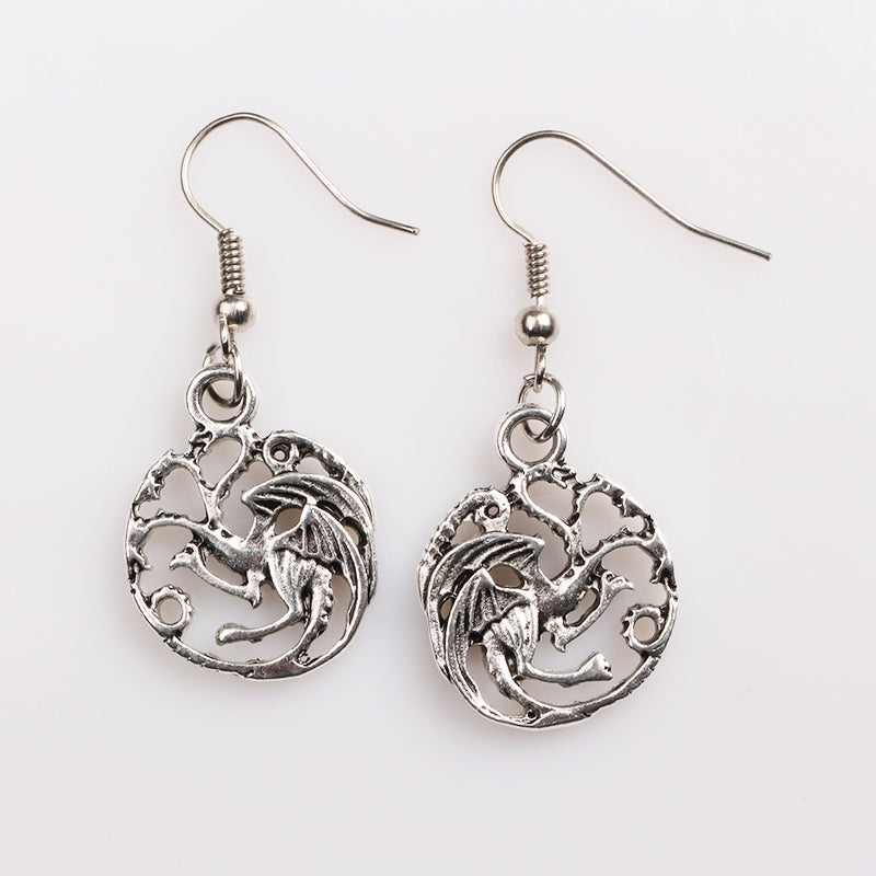 Game Of Thrones Alloy Targaryen Earrings