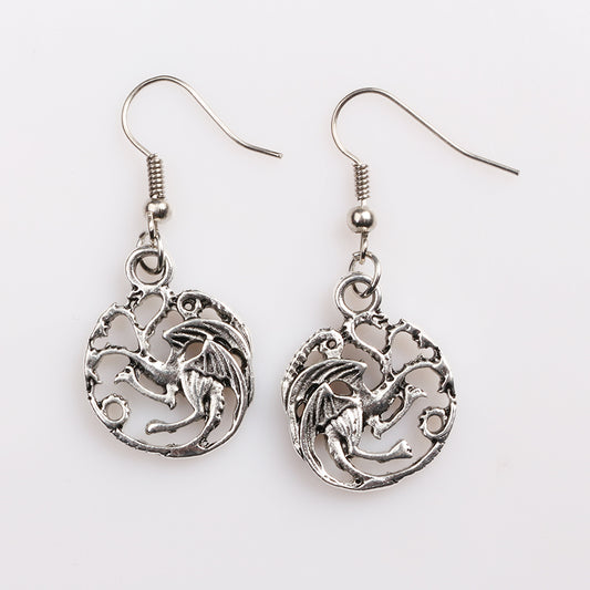 Game Of Thrones Alloy Targaryen Earrings