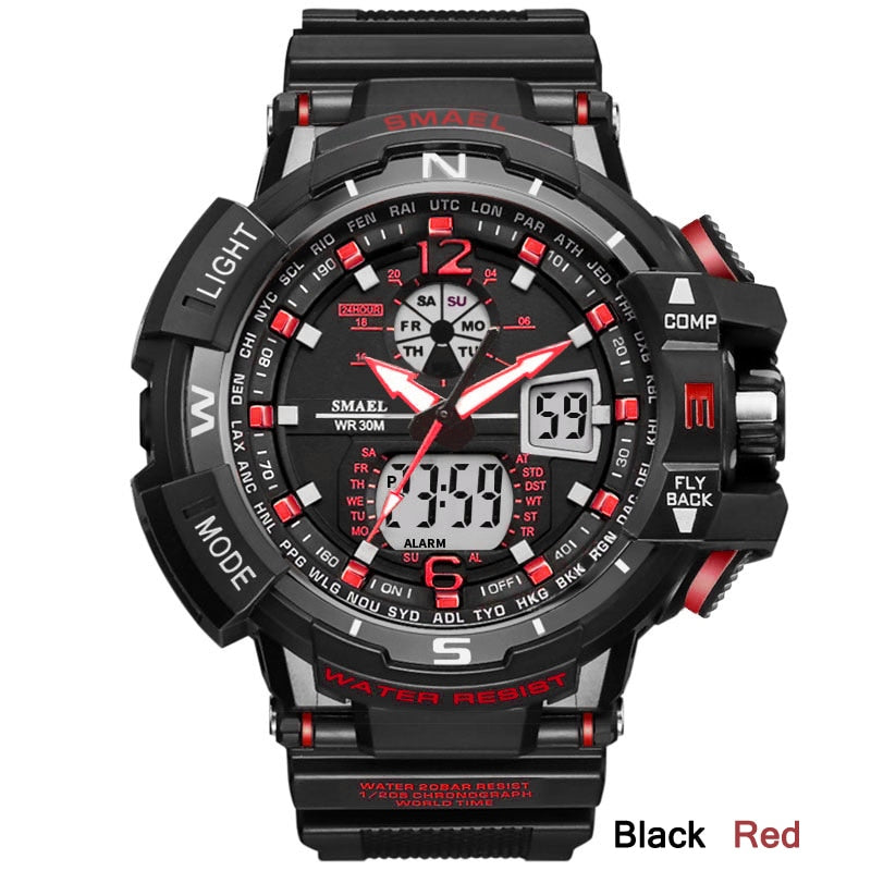 SMAEL Sport Digital Quartz Luxury Watch