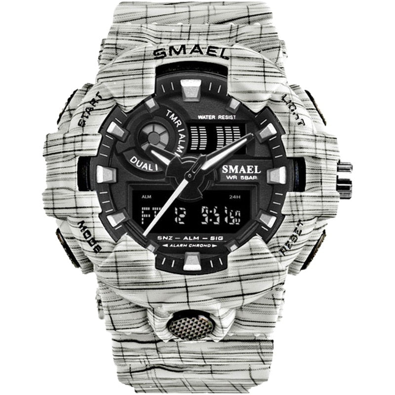 SMAEL Sport Military Digital Waterproof Men's Watch