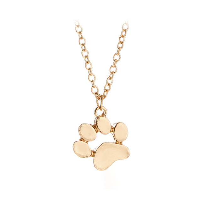 Cat Paw Print Necklace - Fashion Accessory for Women