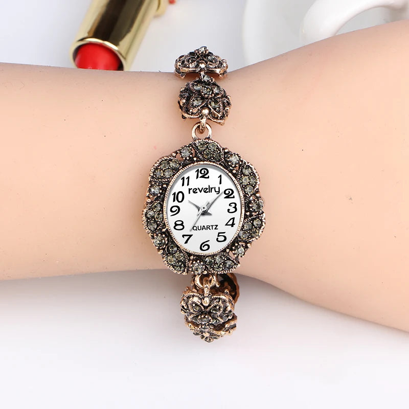 Ancient Luxury Rhinestone Quartz Watch For Women