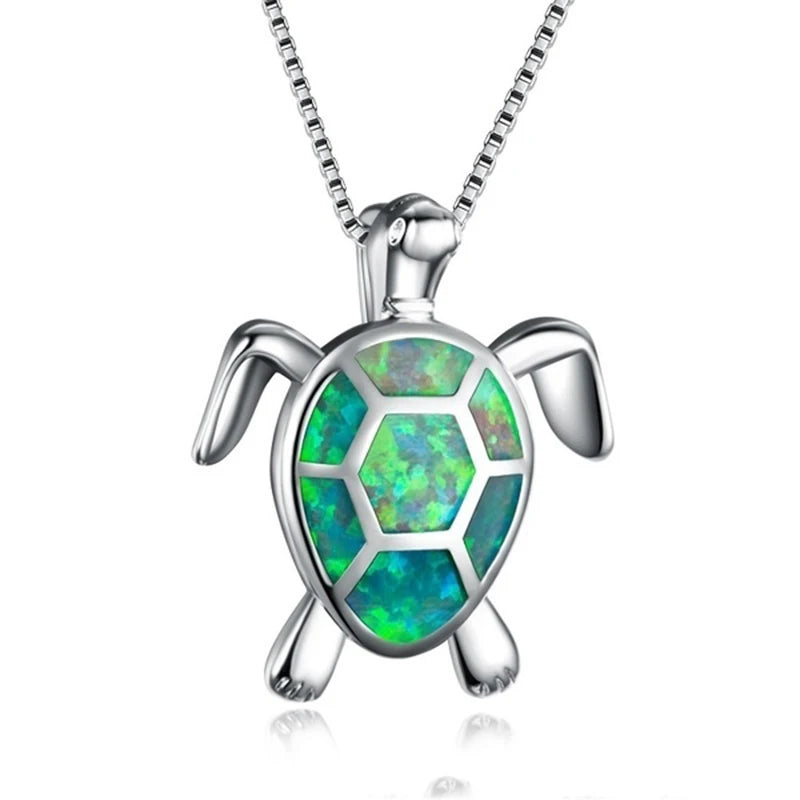 Sea Turtle Pendant Jewelry Set - Fashion Accessories