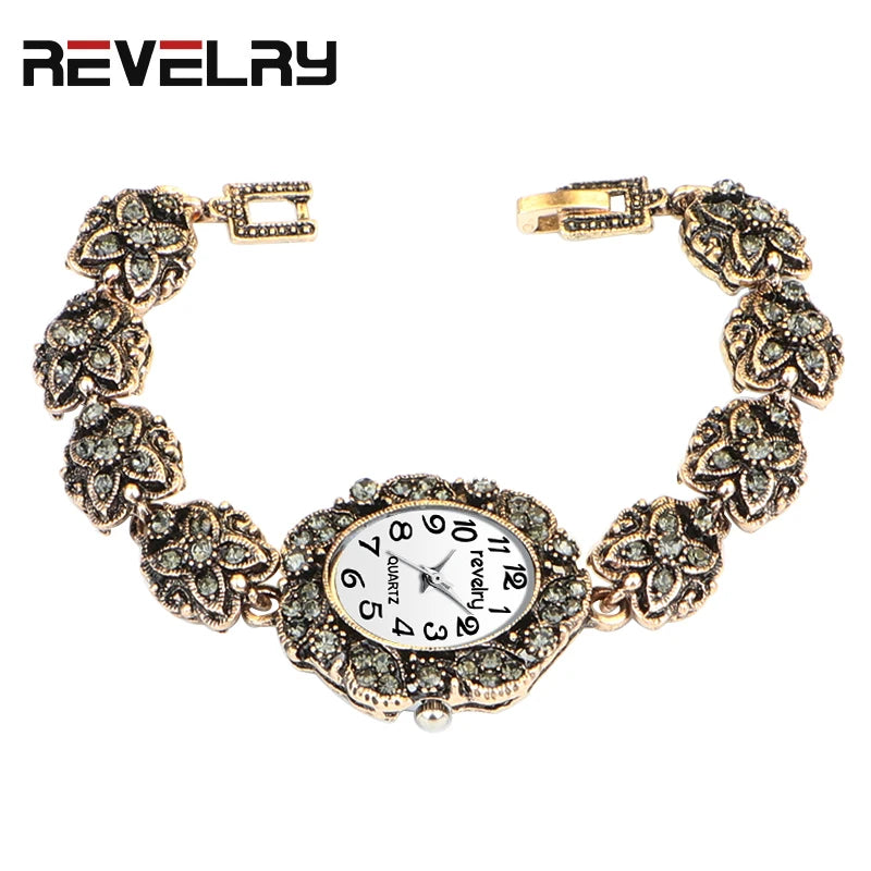 Ancient Luxury Rhinestone Quartz Watch For Women