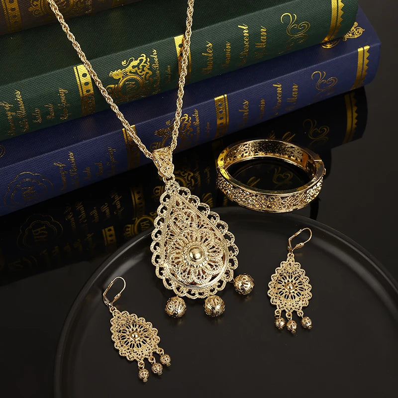 Algerian Vintage Caftan Jewelry Set for Women