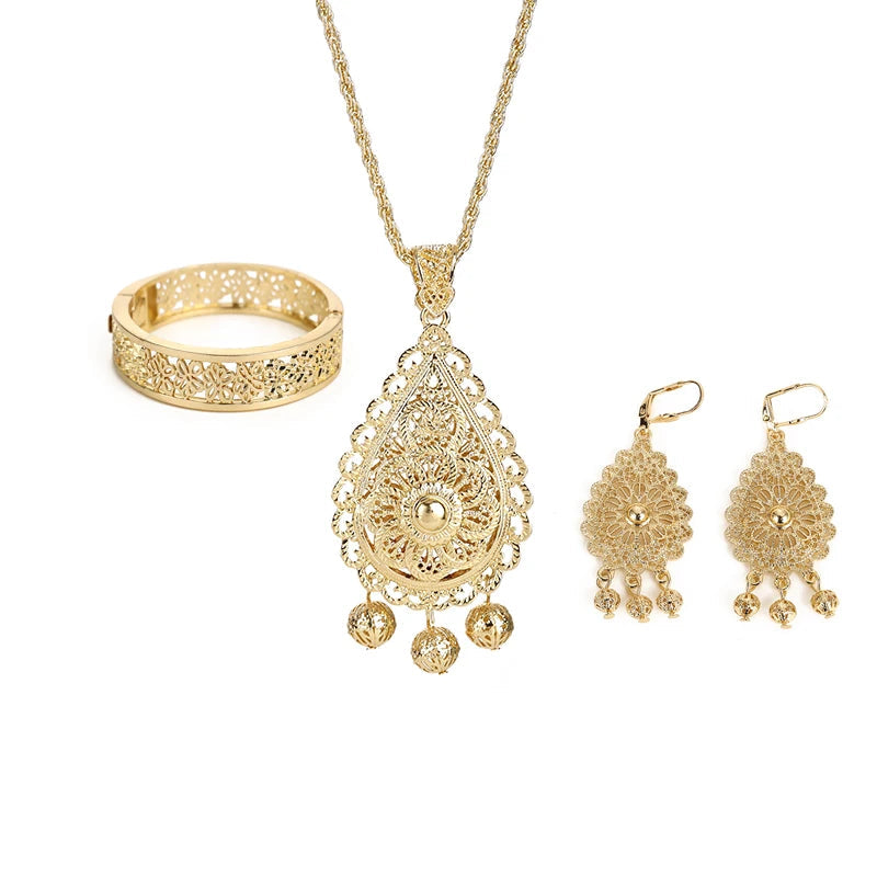 Algerian Vintage Caftan Jewelry Set for Women