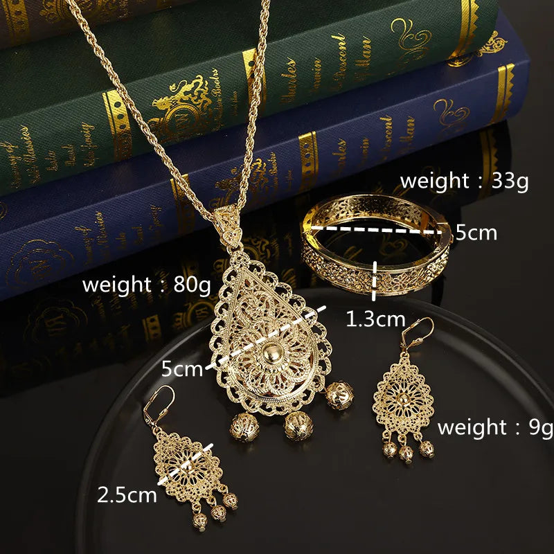 Algerian Vintage Caftan Jewelry Set for Women